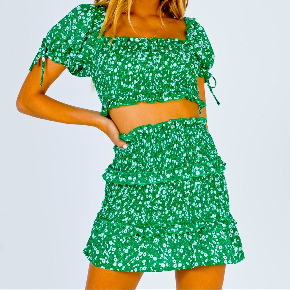 Princess Polly Eloise Set Green